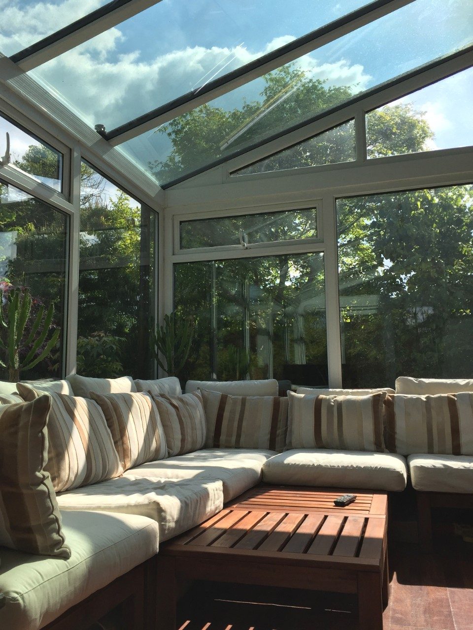 conservatory in a house